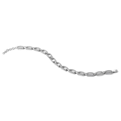 True Origin Lab Grown Diamond VS+ F+ 7 in with 1 in extension Complete Link Bracelet
