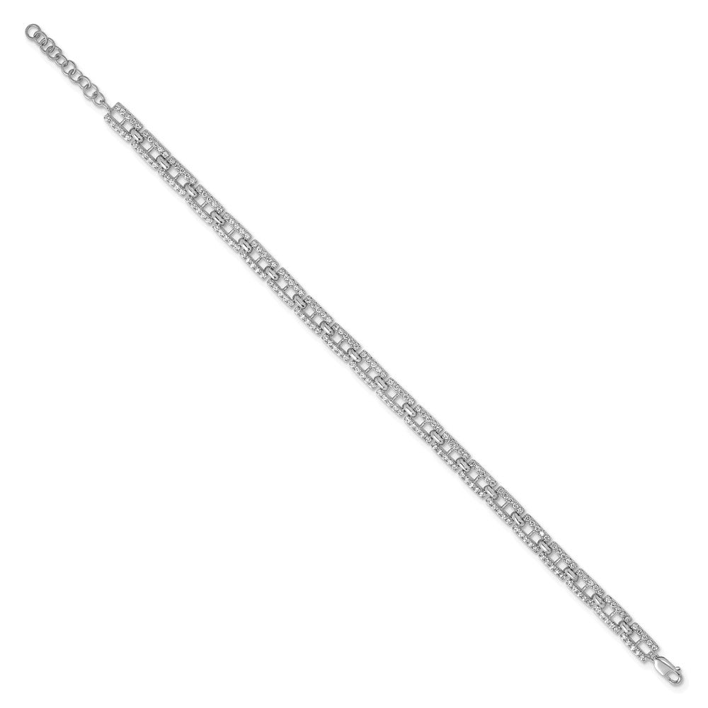 True Origin Lab Grown Diamond VS+ F+ 7 in with 1 in extension Complete Link Bracelet