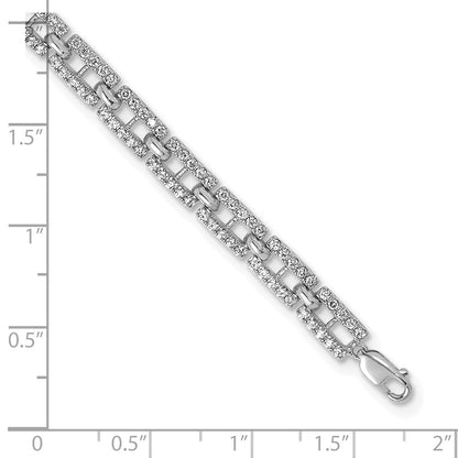 True Origin Lab Grown Diamond VS+ F+ 7 in with 1 in extension Complete Link Bracelet