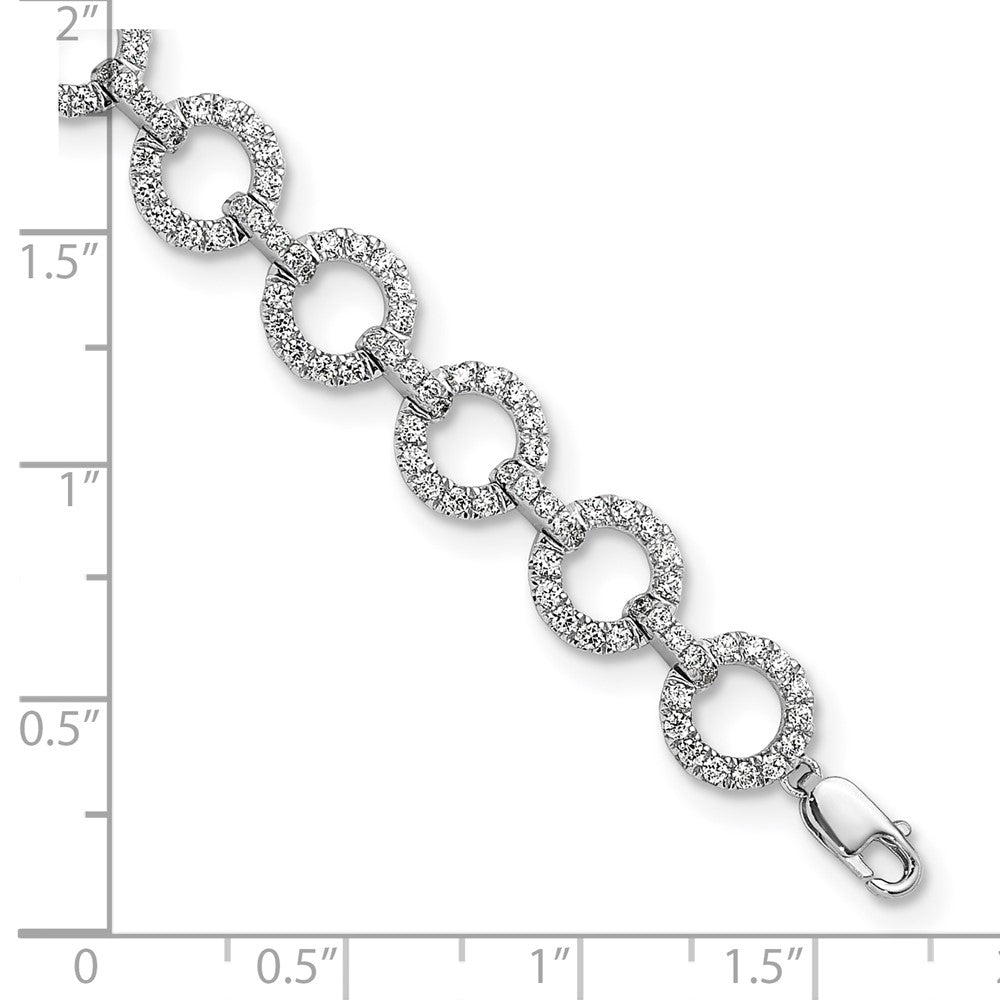 True Origin Lab Grown Diamond VS+ F+ 7 in with 1 in extension Complete Link Bracelet