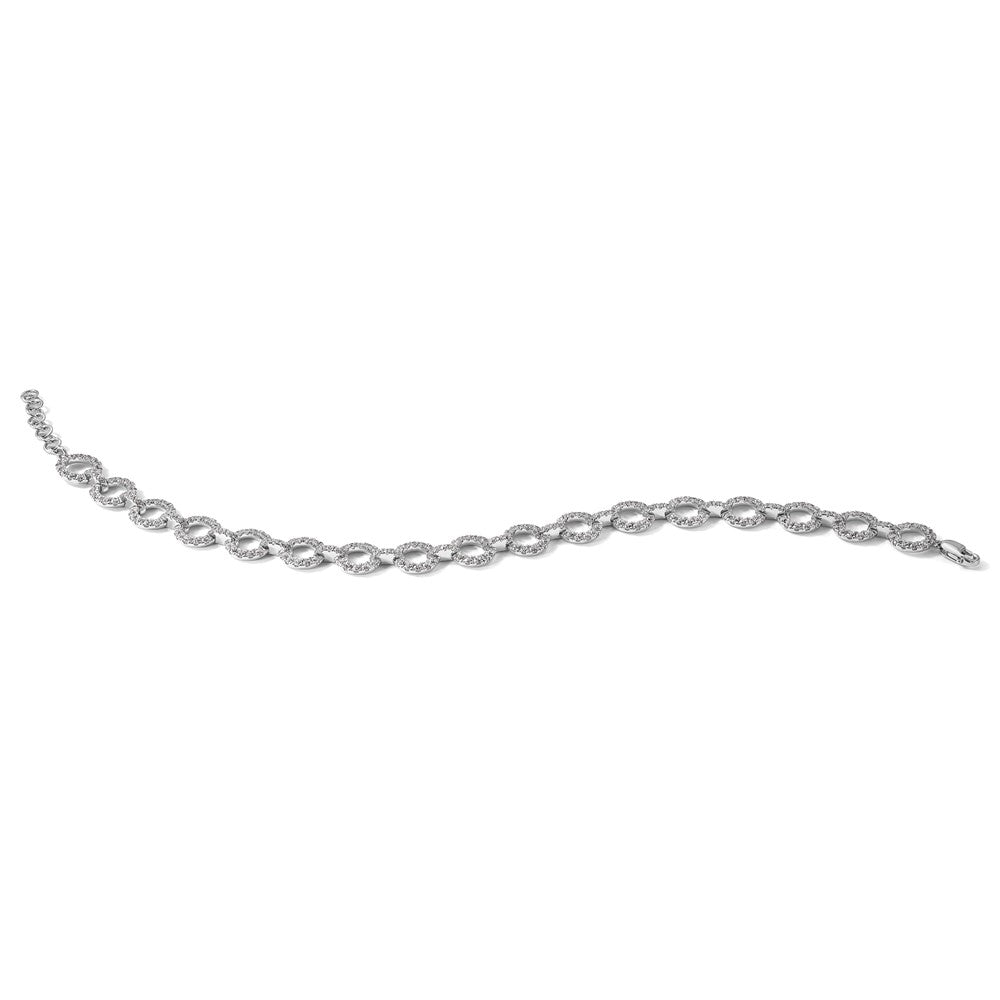 True Origin Lab Grown Diamond VS+ F+ 7 in with 1 in extension Complete Link Bracelet