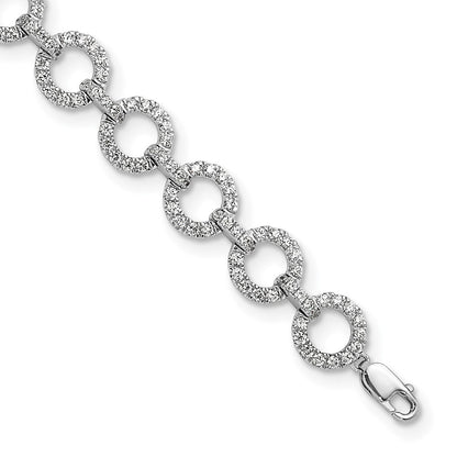 True Origin Lab Grown Diamond VS+ F+ 7 in with 1 in extension Complete Link Bracelet