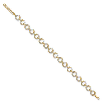 True Origin Lab Grown Diamond VS+ F+ 7 in with 1 in extension Complete Link Bracelet