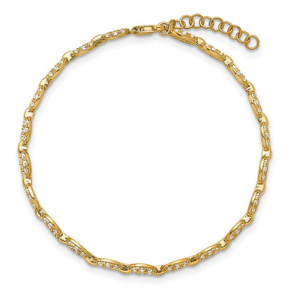 True Origin Lab Grown Diamond VS+ F+ 7 in with 1 in extension Complete Anchor Link Bracelet