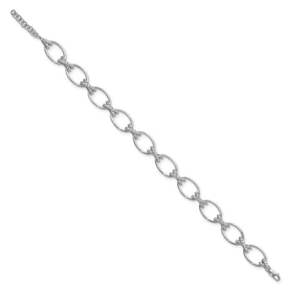 True Origin Lab Grown Diamond VS+ F+ 7 in with 1 in extension Complete X and O Bracelet
