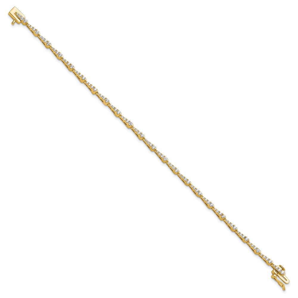 True Origin Lab Grown Diamond VS+ F+ Complete 7 in Fashion Bracelet