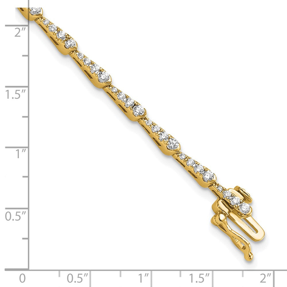 True Origin Lab Grown Diamond VS+ F+ Complete 7 in Fashion Bracelet