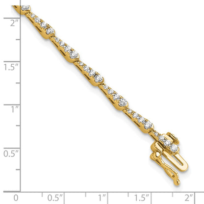 True Origin Lab Grown Diamond VS+ F+ Complete 7 in Fashion Bracelet