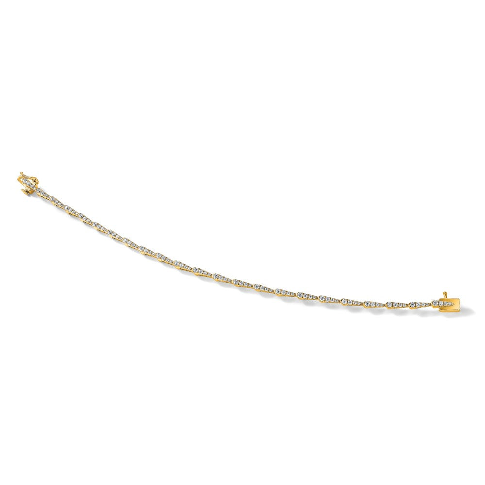 True Origin Lab Grown Diamond VS+ F+ Complete 7 in Fashion Bracelet