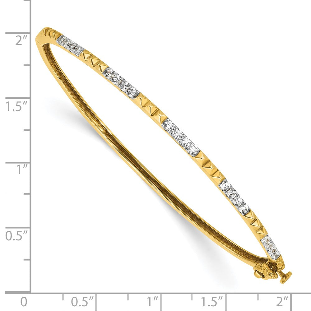 True Origin Lab Grown Diamond VS+ F+ 6.75 in Complete Bangle