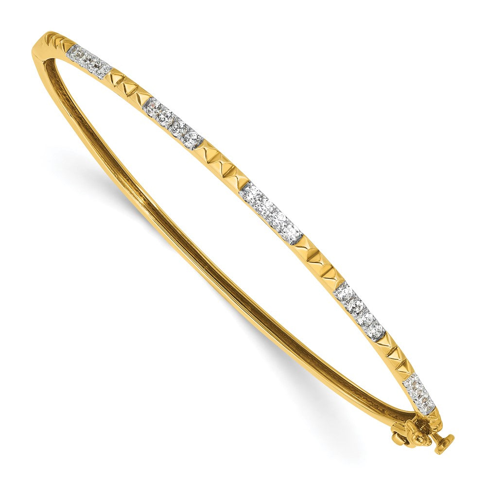 True Origin Lab Grown Diamond VS+ F+ 6.75 in Complete Bangle