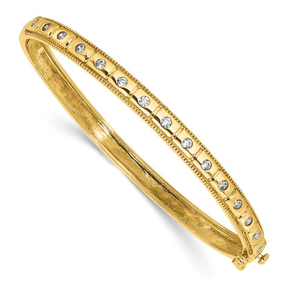 True Origin Lab Grown Diamond VS+ F+ 6.75 in Complete Bangle