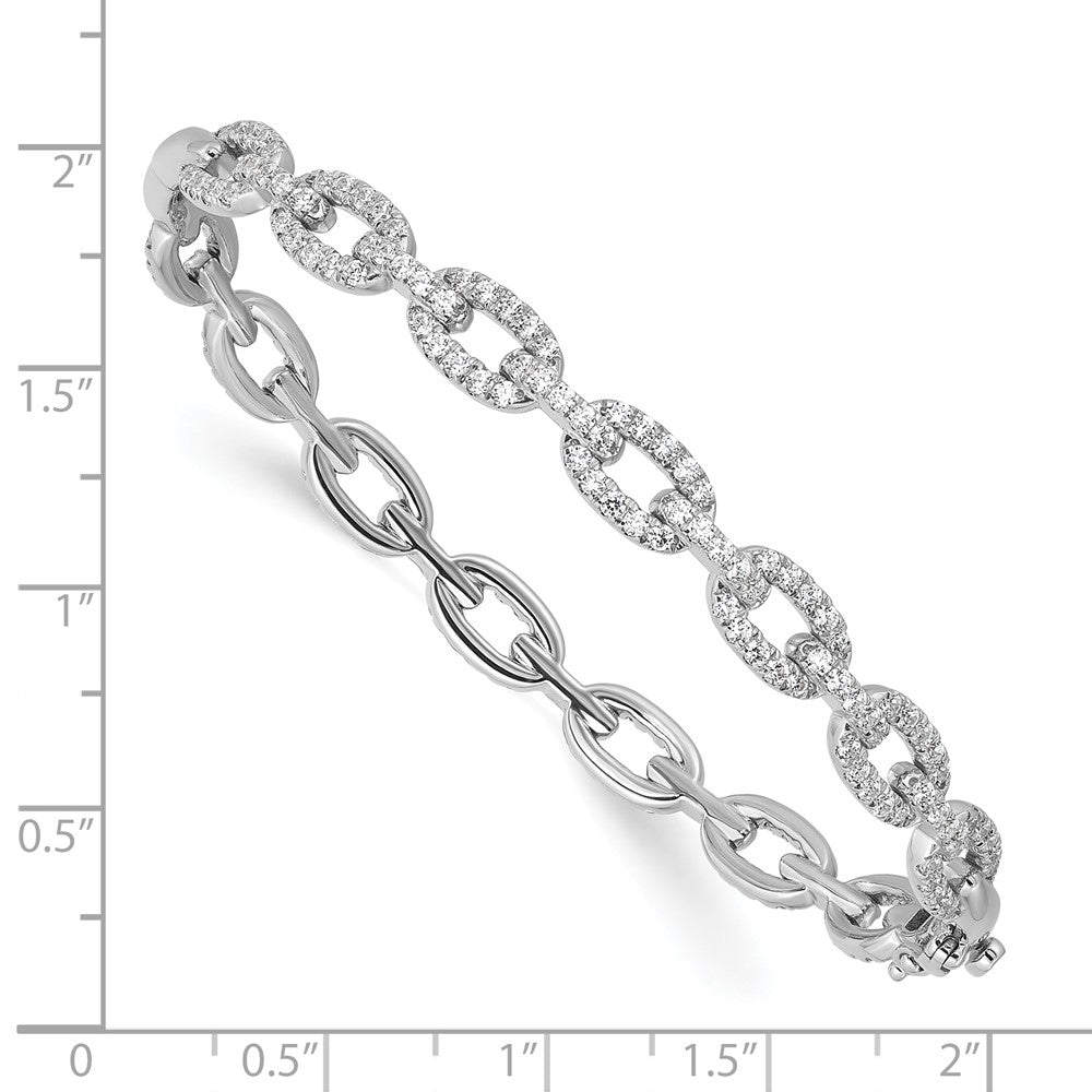 True Origin Lab Grown Diamond VS+ F+ 7 in Complete Link Bracelet