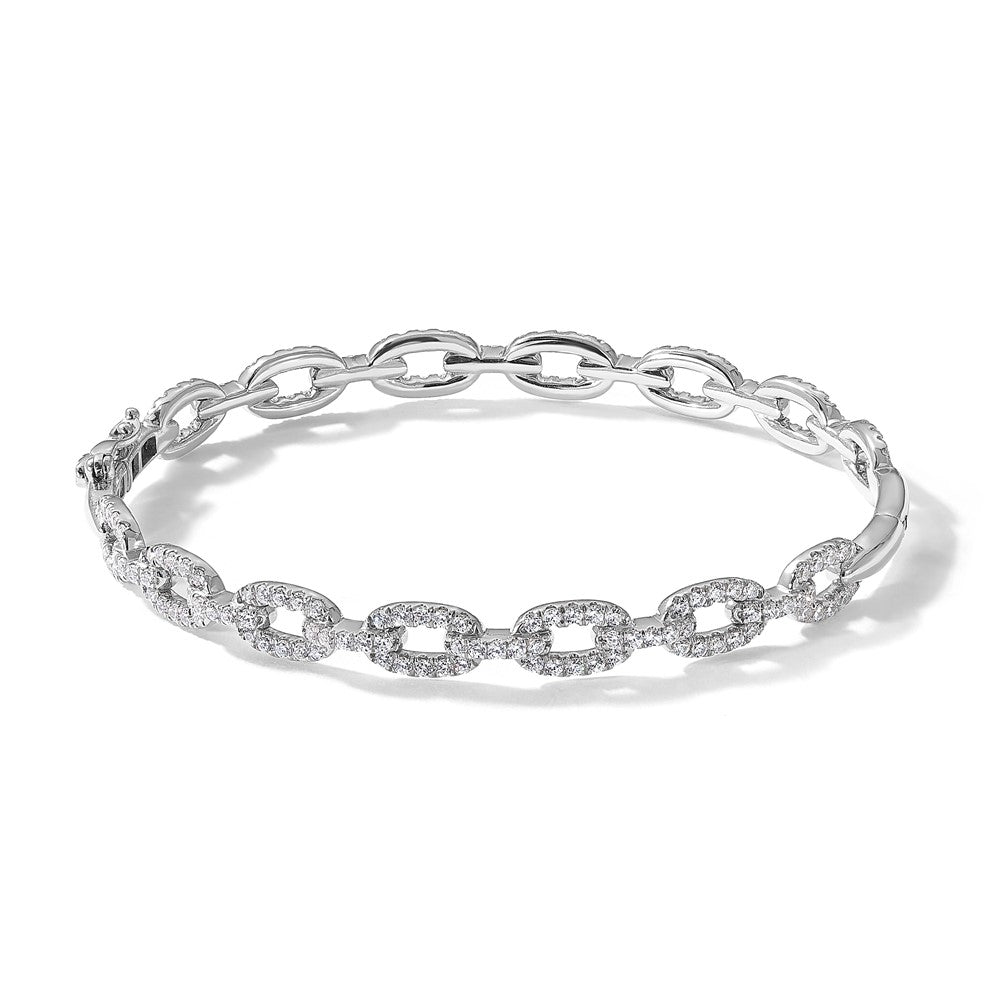 True Origin Lab Grown Diamond VS+ F+ 7 in Complete Link Bracelet