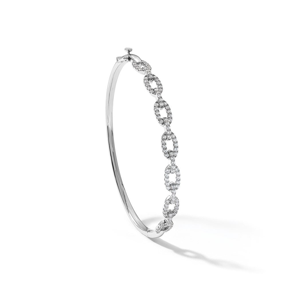True Origin Lab Grown Diamond VS+ F+ 6.75 in Complete Link Bangle