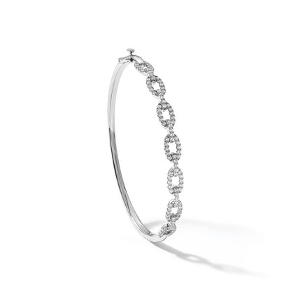 True Origin Lab Grown Diamond VS+ F+ 6.75 in Complete Link Bangle