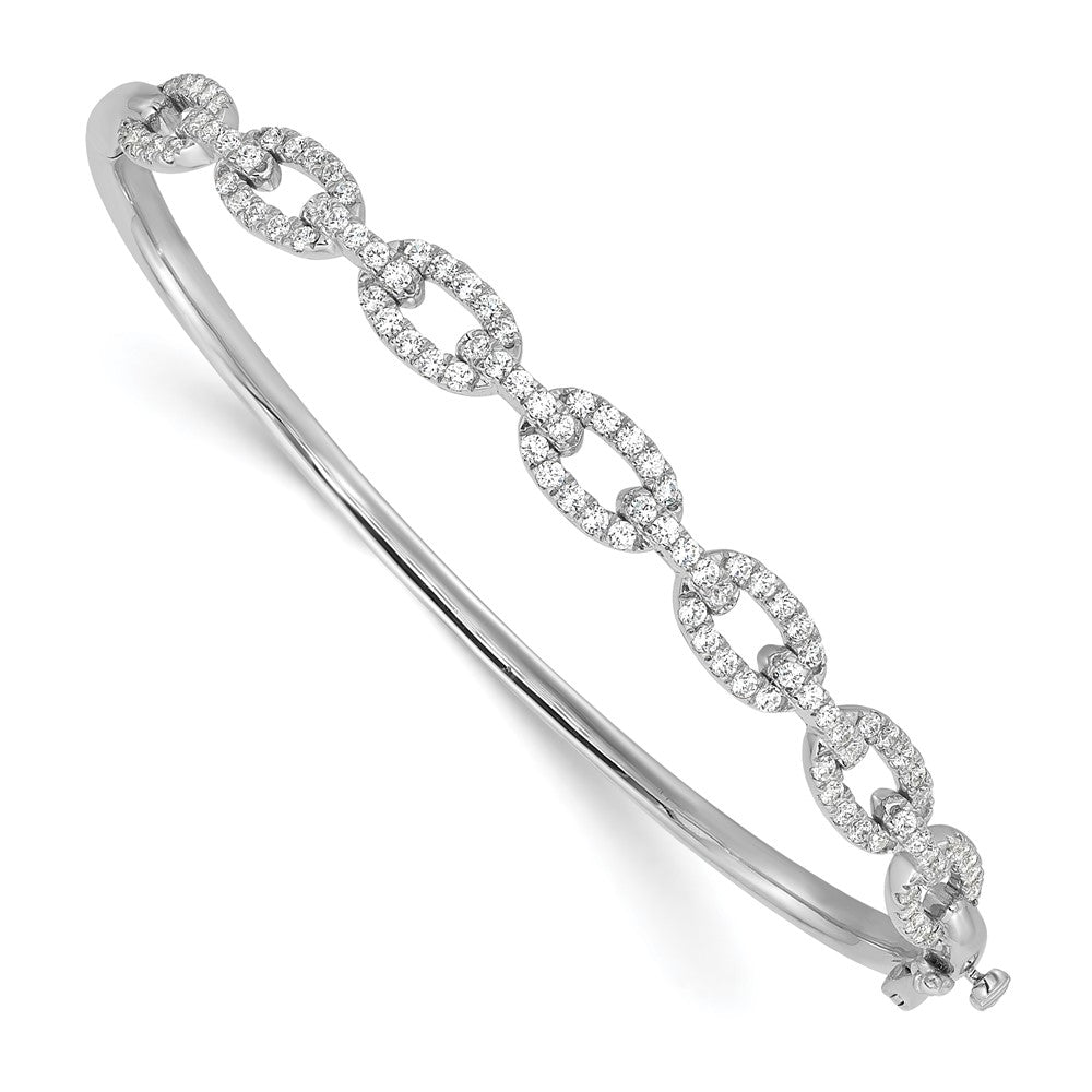 True Origin Lab Grown Diamond VS+ F+ 6.75 in Complete Link Bangle