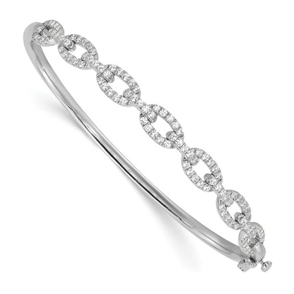 True Origin Lab Grown Diamond VS+ F+ 6.75 in Complete Link Bangle