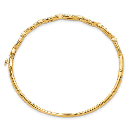 True Origin Lab Grown Diamond VS+ F+ 6.75 in Complete Link Bangle