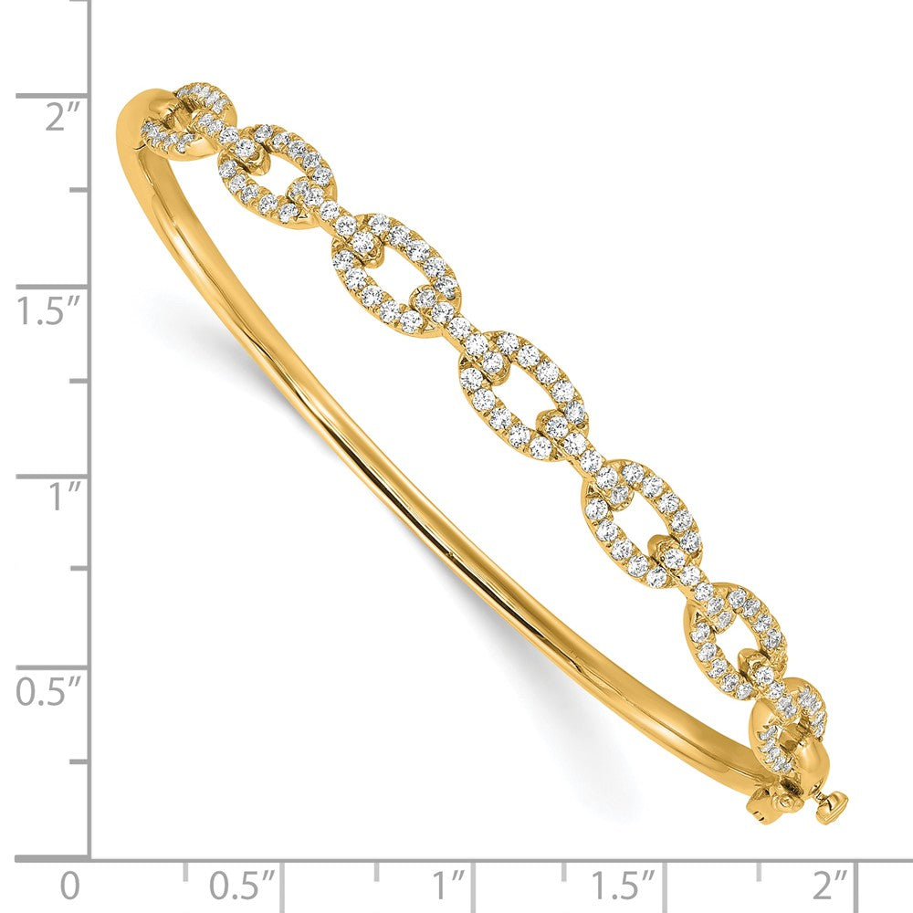 True Origin Lab Grown Diamond VS+ F+ 6.75 in Complete Link Bangle