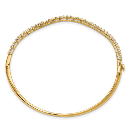 True Origin Lab Grown Diamond VS+ F+ 6.25 in Complete Wavy Bangle
