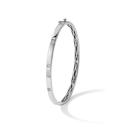True Origin Lab Grown Diamond VS+ F+ 6.75 in Complete Bangle