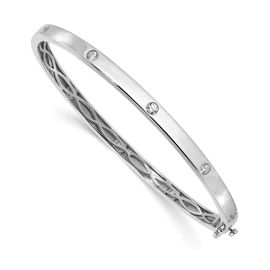 True Origin Lab Grown Diamond VS+ F+ 6.75 in Complete Bangle