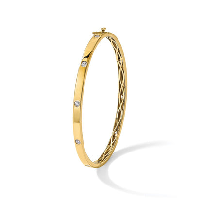 True Origin Lab Grown Diamond VS+ F+ 6.75 in Complete Bangle
