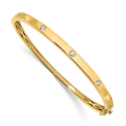 True Origin Lab Grown Diamond VS+ F+ 6.75 in Complete Bangle
