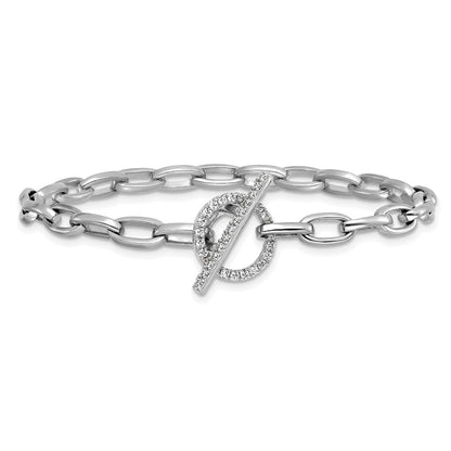 True Origin Lab Grown Diamond VS+ F+ 7 in Complete Toggle Bracelet