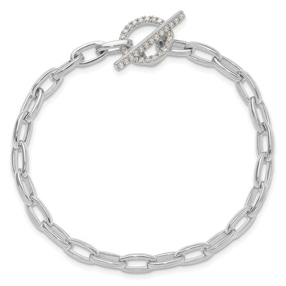 True Origin Lab Grown Diamond VS+ F+ 7 in Complete Toggle Bracelet