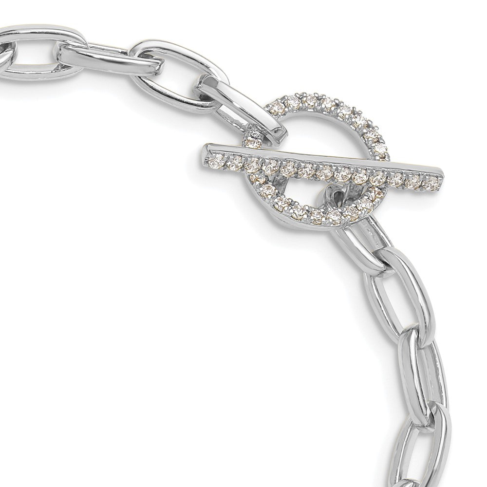 True Origin Lab Grown Diamond VS+ F+ 7 in Complete Toggle Bracelet
