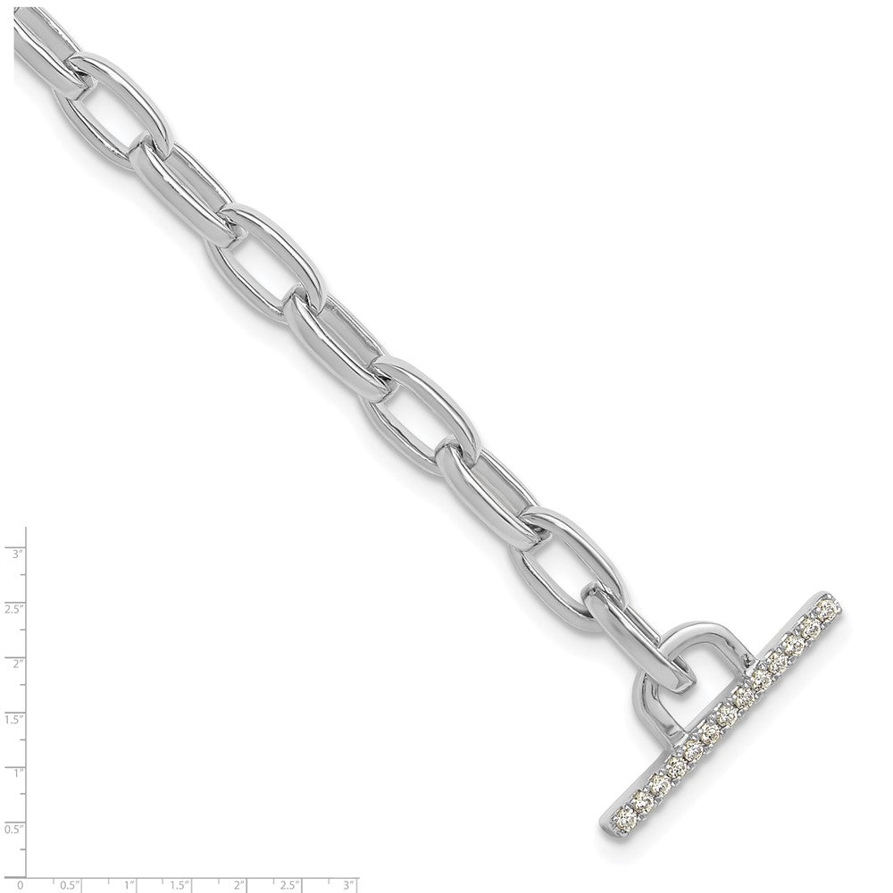 True Origin Lab Grown Diamond VS+ F+ 7 in Complete Toggle Bracelet