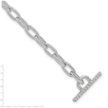 True Origin Lab Grown Diamond VS+ F+ 7 in Complete Toggle Bracelet