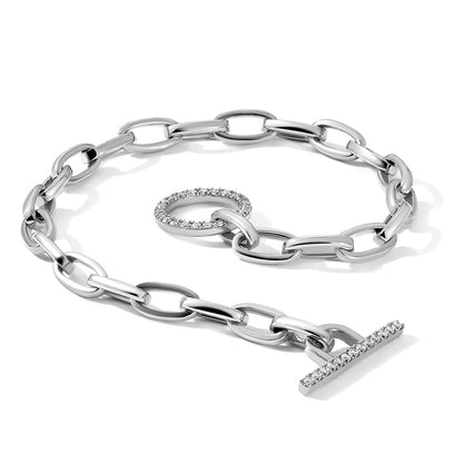 True Origin Lab Grown Diamond VS+ F+ 7 in Complete Toggle Bracelet
