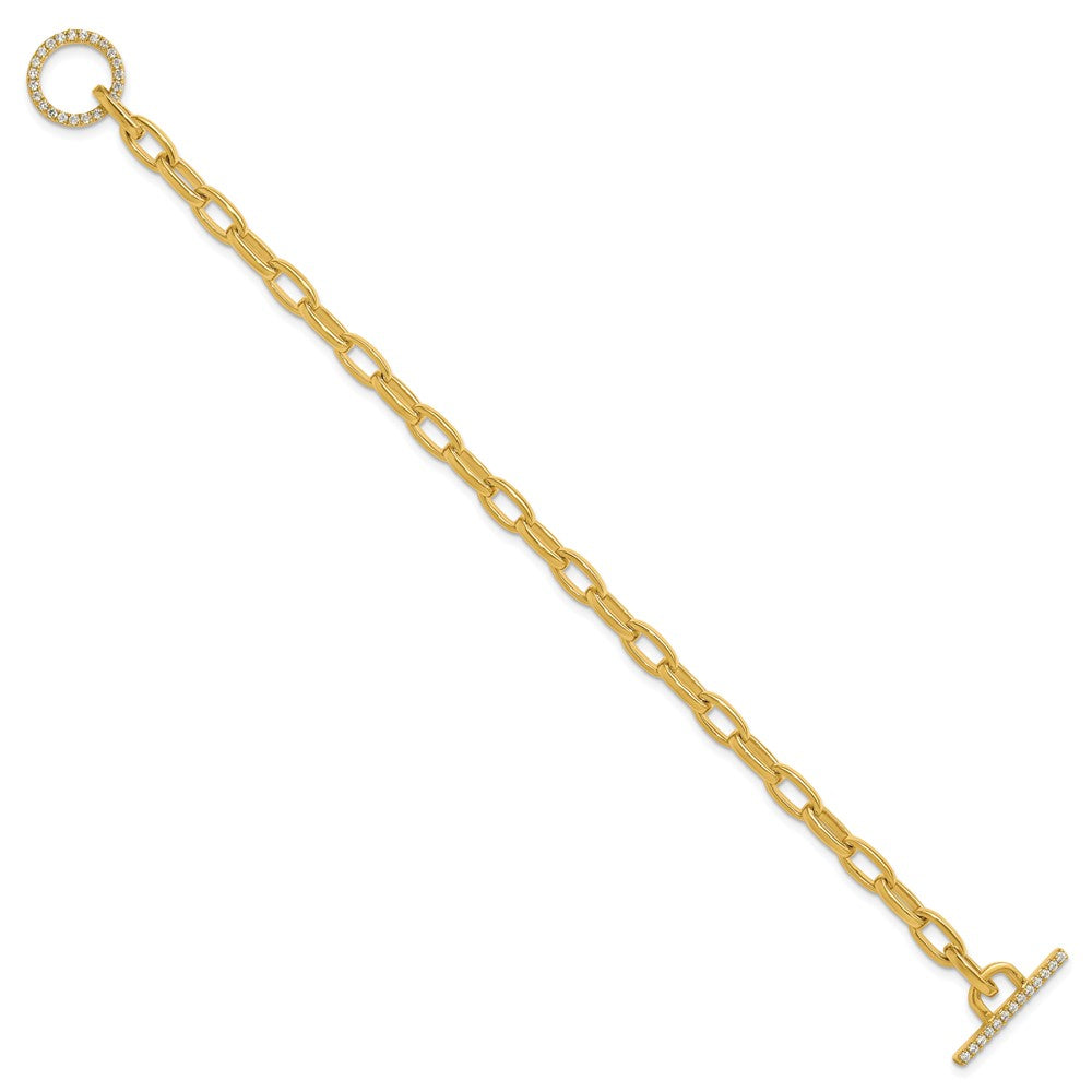 True Origin Lab Grown Diamond VS+ F+ 7 in Complete Toggle Bracelet