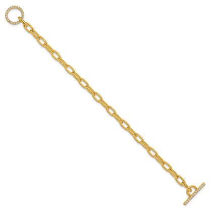 True Origin Lab Grown Diamond VS+ F+ 7 in Complete Toggle Bracelet