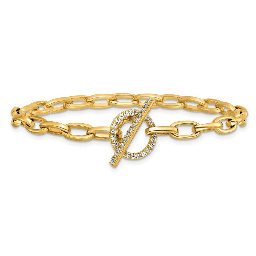 True Origin Lab Grown Diamond VS+ F+ 7 in Complete Toggle Bracelet