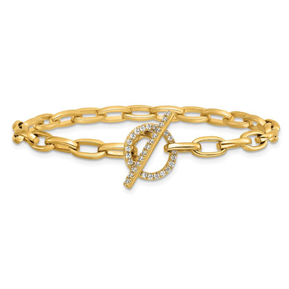 True Origin Lab Grown Diamond VS+ F+ 7 in Complete Toggle Bracelet