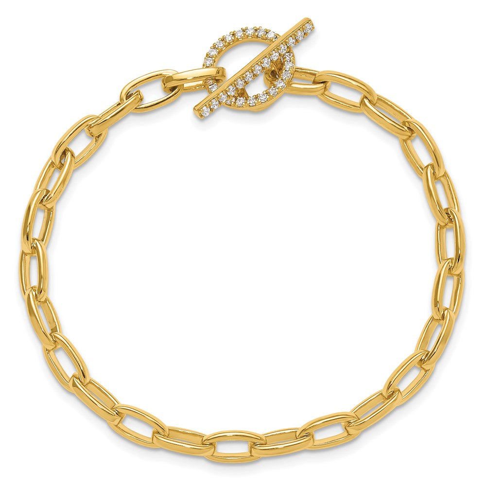 True Origin Lab Grown Diamond VS+ F+ 7 in Complete Toggle Bracelet