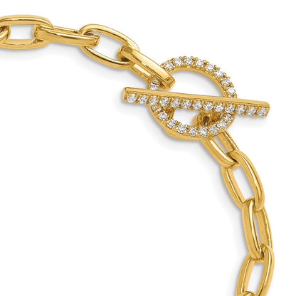 True Origin Lab Grown Diamond VS+ F+ 7 in Complete Toggle Bracelet