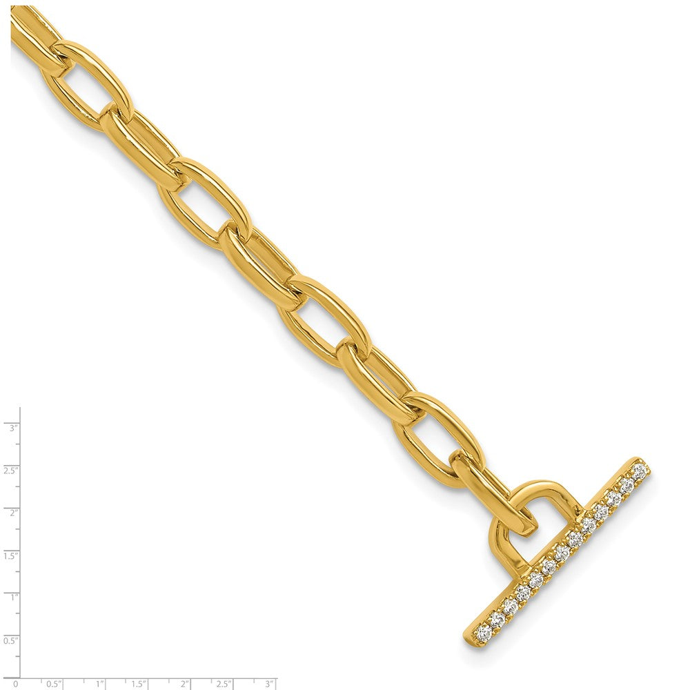 True Origin Lab Grown Diamond VS+ F+ 7 in Complete Toggle Bracelet