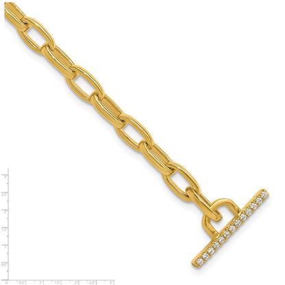 True Origin Lab Grown Diamond VS+ F+ 7 in Complete Toggle Bracelet