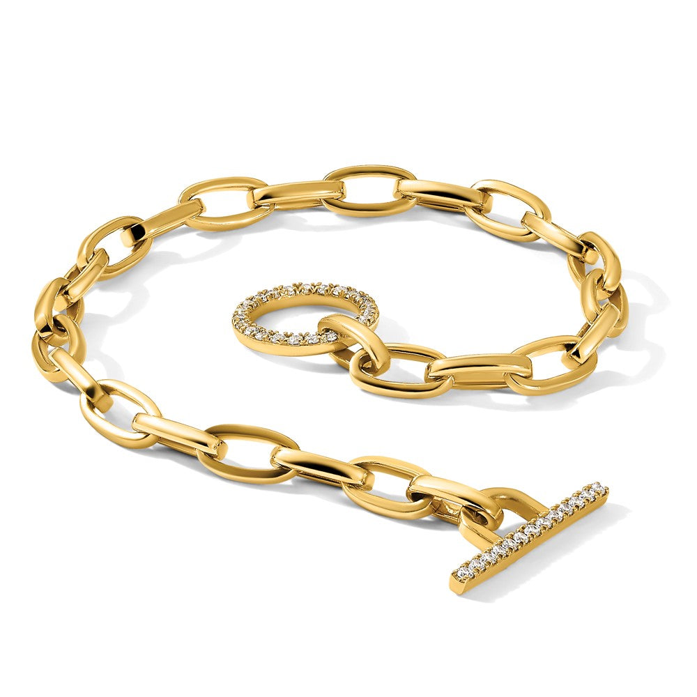 True Origin Lab Grown Diamond VS+ F+ 7 in Complete Toggle Bracelet