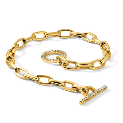 True Origin Lab Grown Diamond VS+ F+ 7 in Complete Toggle Bracelet