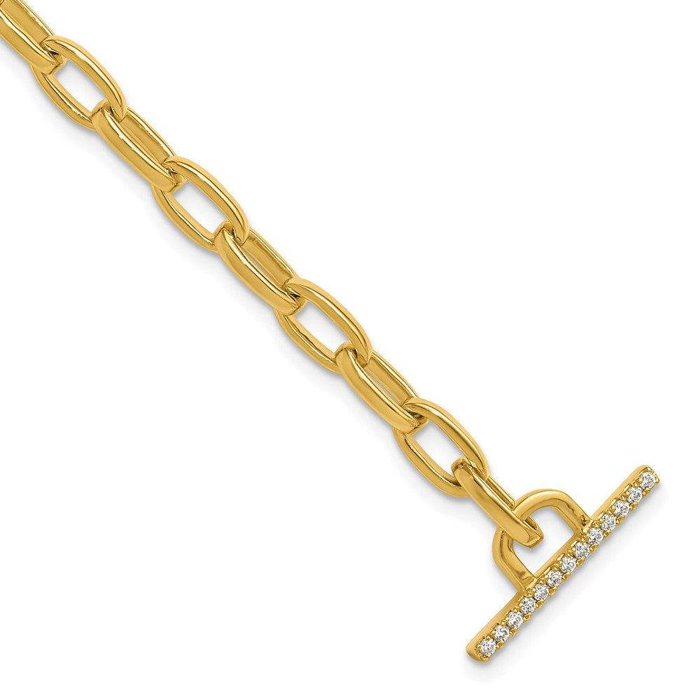 True Origin Lab Grown Diamond VS+ F+ 7 in Complete Toggle Bracelet
