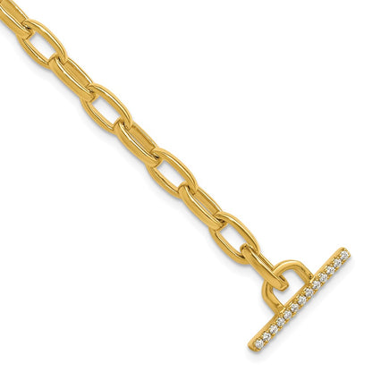 True Origin Lab Grown Diamond VS+ F+ 7 in Complete Toggle Bracelet