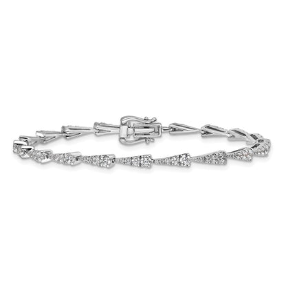 True Origin Lab Grown Diamond VS+ F+ Complete 7 in Fashion Bracelet
