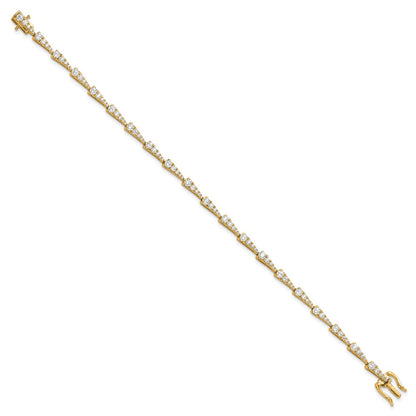 True Origin Lab Grown Diamond VS+ F+ Complete 7 in Fashion Bracelet
