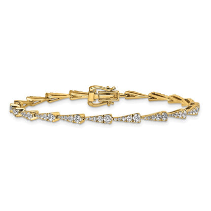 True Origin Lab Grown Diamond VS+ F+ Complete 7 in Fashion Bracelet